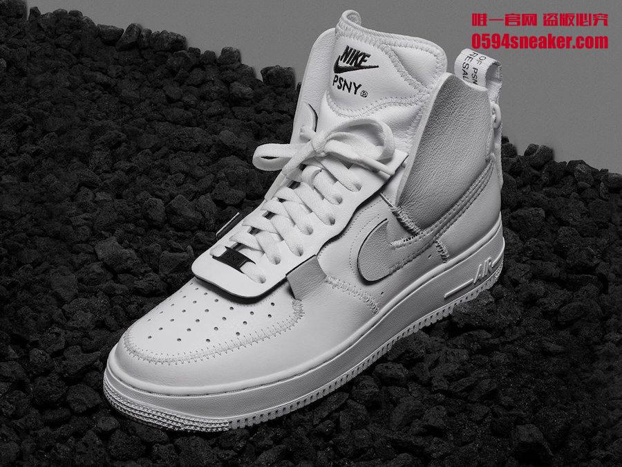 PSNY x Nike Air Force 1 High 货号：AO9292-001、AO9292-002、AO9292-101