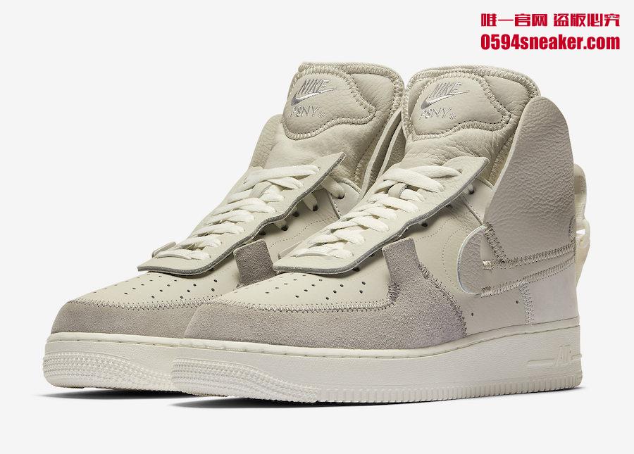 PSNY x Nike Air Force 1 High 货号：AO9292-001、AO9292-002、AO9292-101