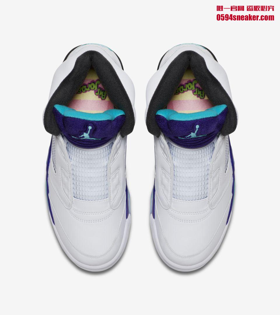 Air Jordan 5 NRG “Fresh Prince” 货号：AV3919-135