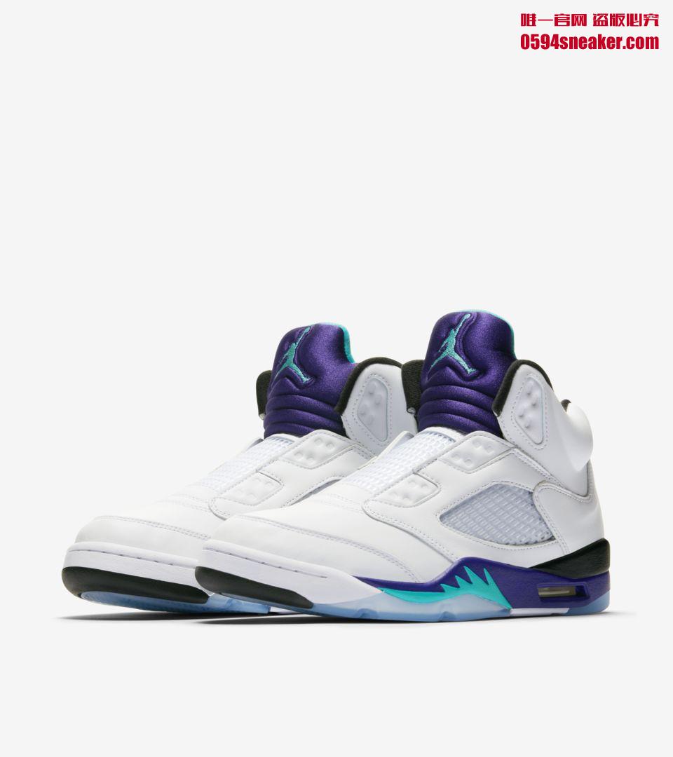 Air Jordan 5 NRG “Fresh Prince” 货号：AV3919-135