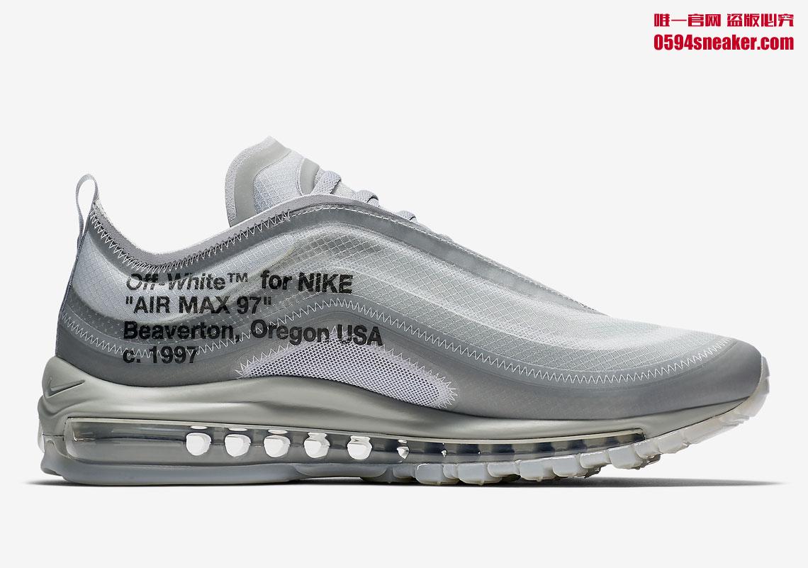 OFF-WHITE x Nike Air Max 97 “Menta” 货号：AJ4585-101