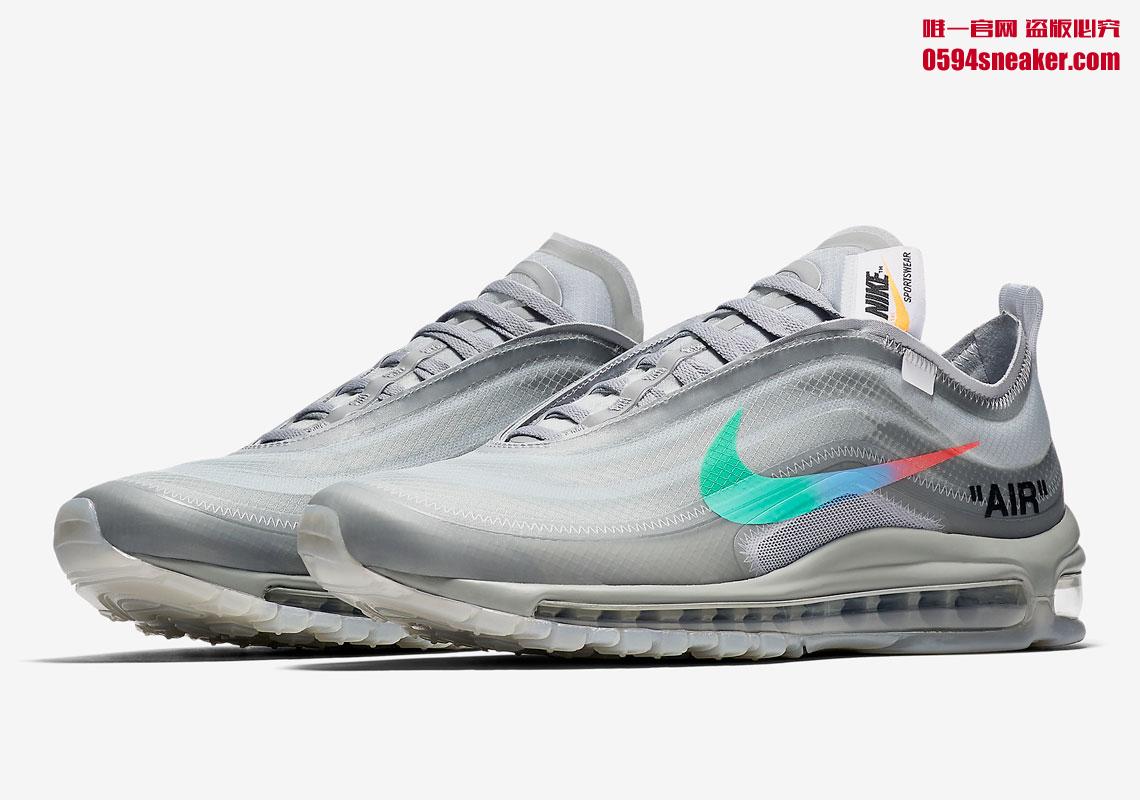 OFF-WHITE x Nike Air Max 97 “Menta” 货号：AJ4585-101