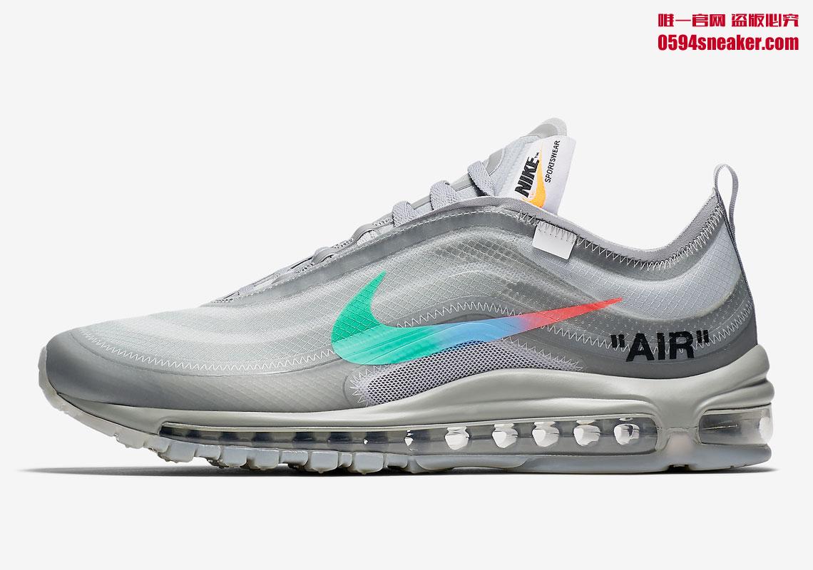 OFF-WHITE x Nike Air Max 97 “Menta” 货号：AJ4585-101