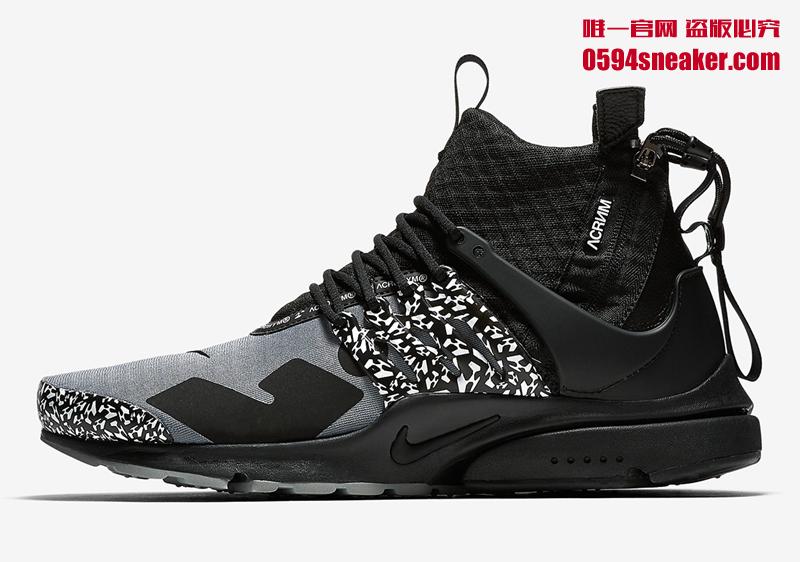 Acronym x Nike Air Presto Mid 货号: AH7832-600、AH7832-100、AH7832-001