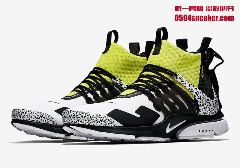 Acronym x Nike Air Presto Mid 货号: AH7832-600、AH7832-100、AH7832-001