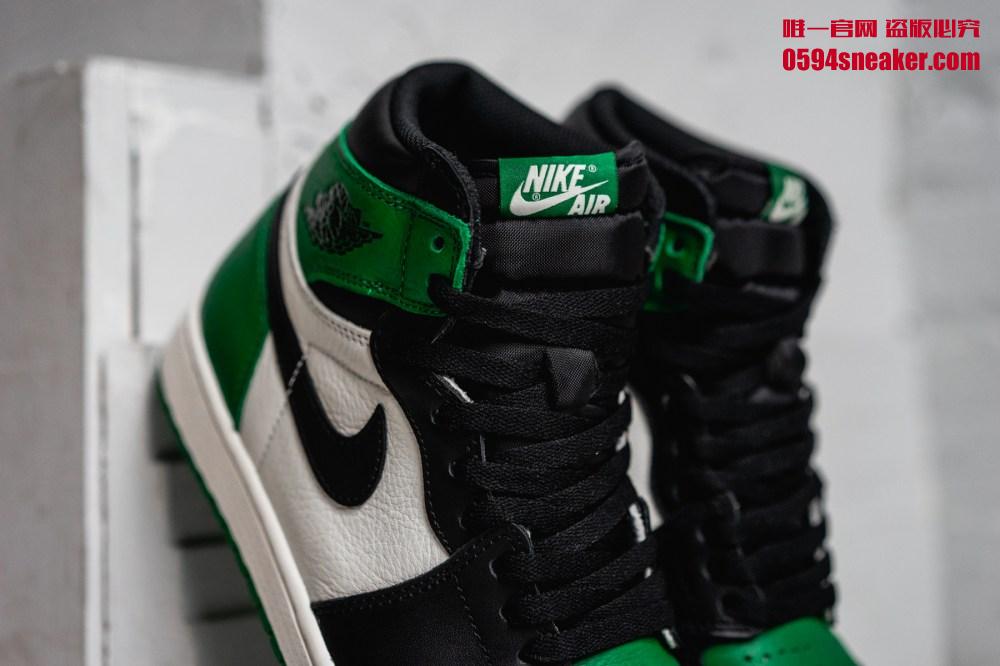 Air Jordan 1 “Pine Green” 黑绿脚趾，货号：555088-302