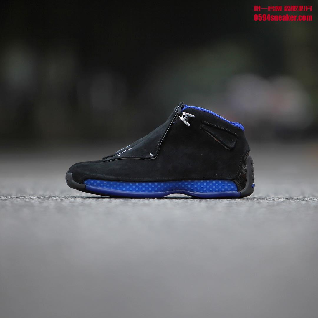 Air Jordan 18 “Sport Royal” 货号：AA2494-007