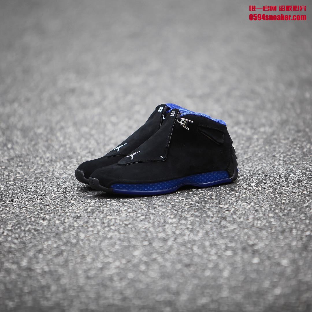 Air Jordan 18 “Sport Royal” 货号：AA2494-007