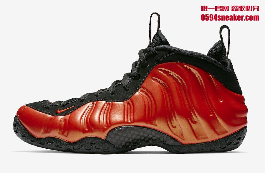 Nike Air Foamposite One “Habanero Red” 货号：314996-603