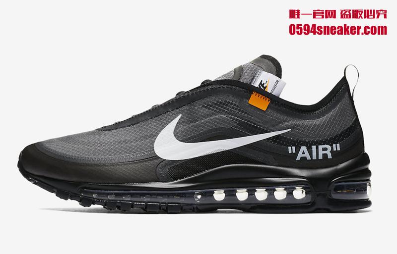 OFF-WHITE x Nike Air Max 97 “Cone” 货号：AJ4585-001