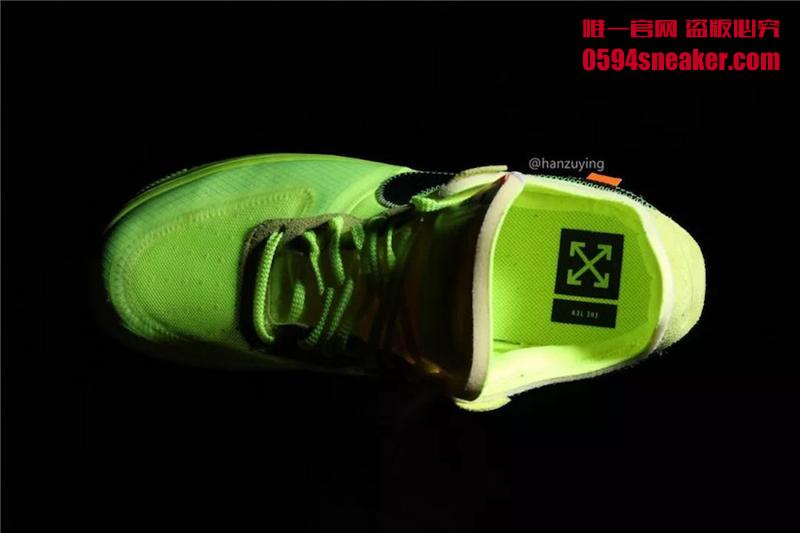 OFF-WHITE x Nike Air Force 1 “Volt” 货号：AO4606-700