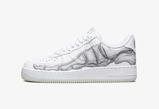 Nike Air Force 1 Low “Skeleton” 货号：BQ7541-100