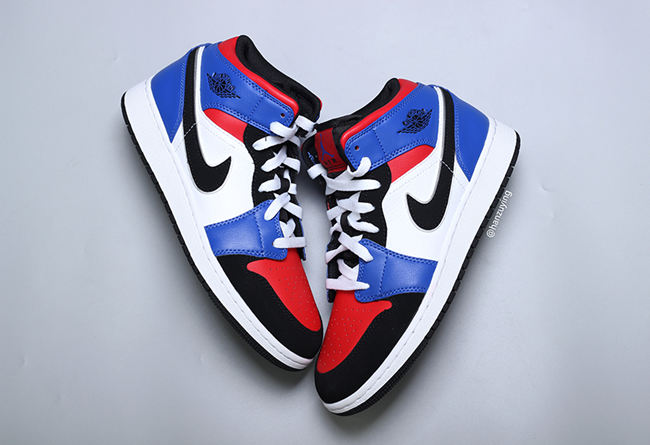 Air Jordan 1 Mid GS 货号：554725-124