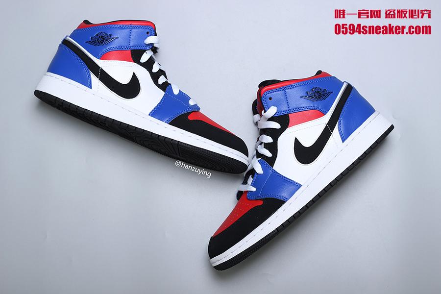 Air Jordan 1 Mid GS 货号：554725-124