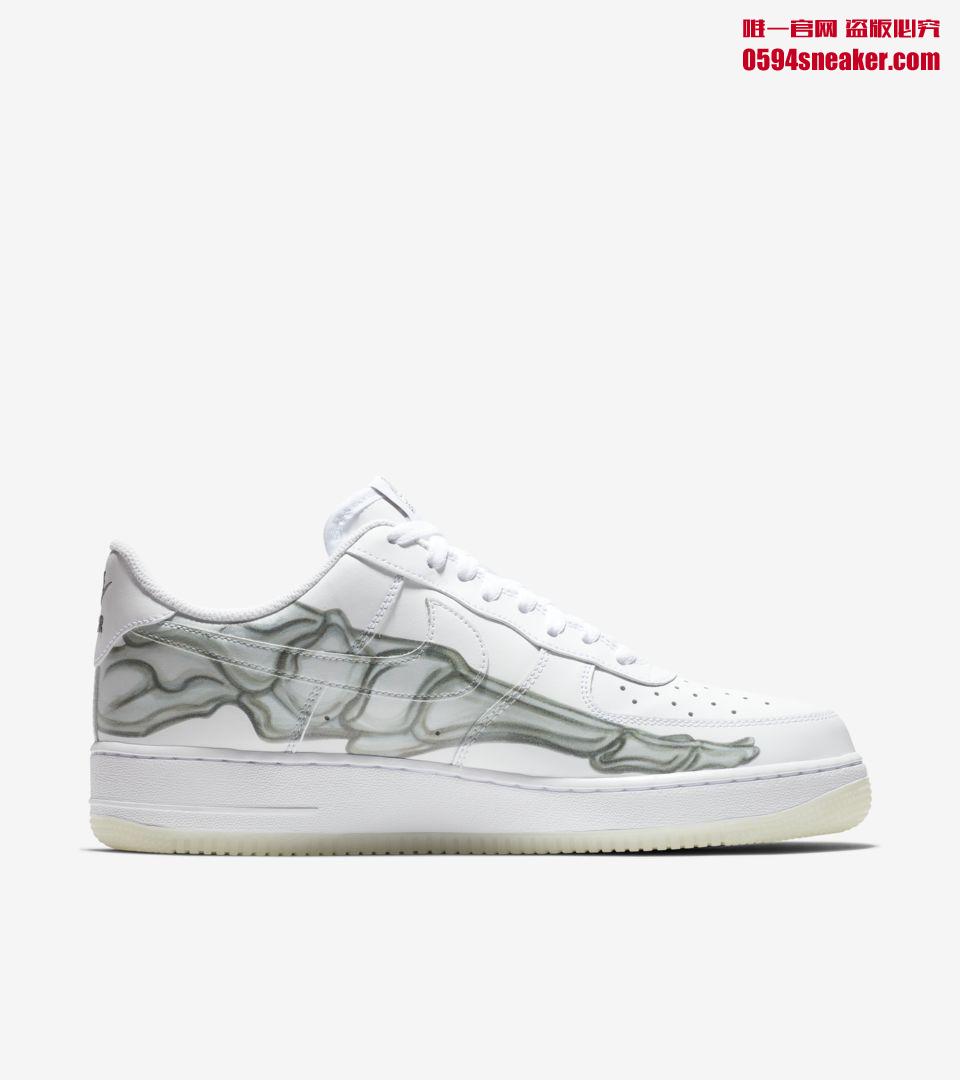 Nike Air Force 1 Low “Skeleton” 骷髅透视配色，货号：BQ7541-100