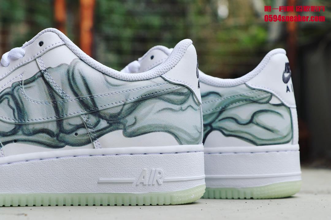 Nike Air Force 1 Low “Skeleton” 骷髅透视配色，货号：BQ7541-100