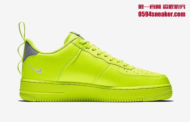 Nike Air Force 1 '07 LV8 Utility “Volt” 货号：AJ7747-700