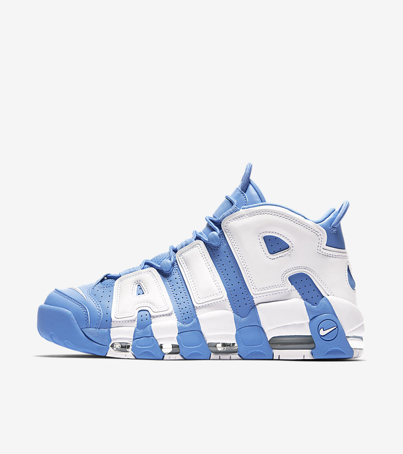 nike air more uptempo "unc" 货号:921948-401