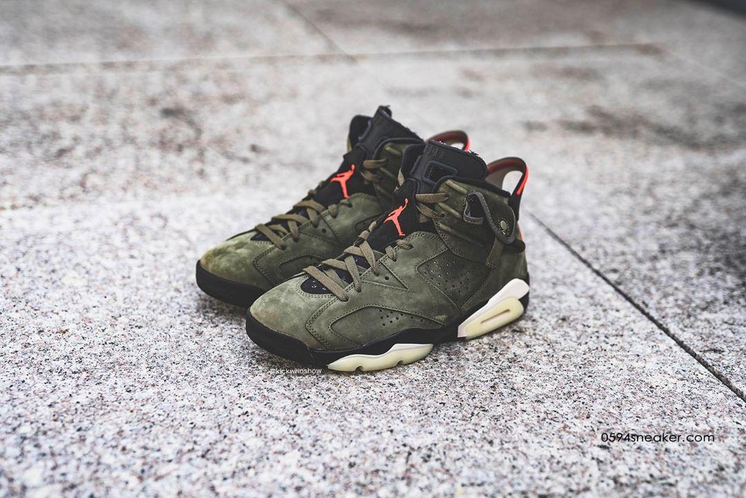 Travis Scott x Air Jordan 6 货号：CN1084-200 发售价格：0 美元