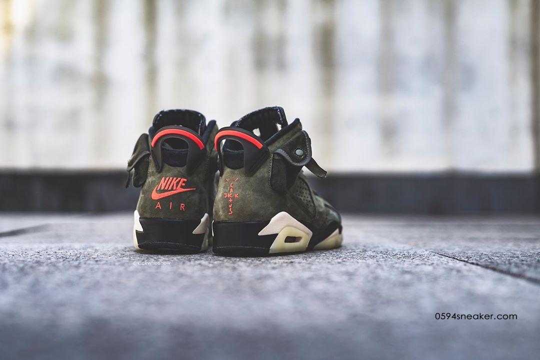 Travis Scott x Air Jordan 6 货号：CN1084-200 发售价格：0 美元