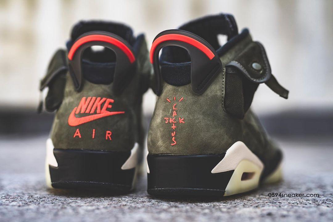 Travis Scott x Air Jordan 6 货号：CN1084-200 发售价格：0 美元