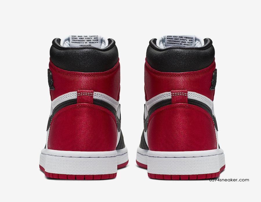 丝绸黑脚趾 Air Jordan 1 WMNS “Satin Black Toe” 货号：CD0461-016