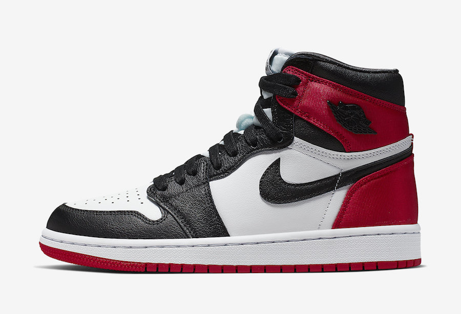 丝绸黑脚趾 Air Jordan 1 WMNS “Satin Black Toe” 货号：CD0461-016