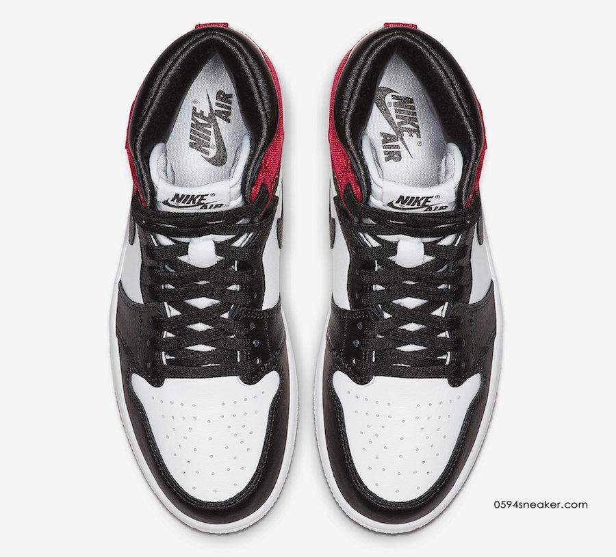 丝绸黑脚趾 Air Jordan 1 WMNS “Satin Black Toe” 货号：CD0461-016