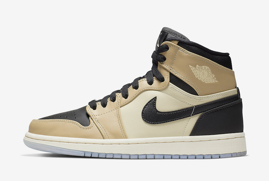 Air Jordan 1 High Premium WMNS “Fossil” 货号：AH7389-003