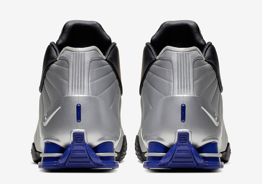 文斯·卡特签名战靴 Nike Shox BB4 货号：AT7843-001 价格：160 美元