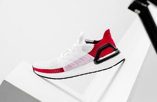 adidas,Ultra Boost 19,EF1341  活力醒目的白红装扮！全新 Ultra Boost 19 现已发售！