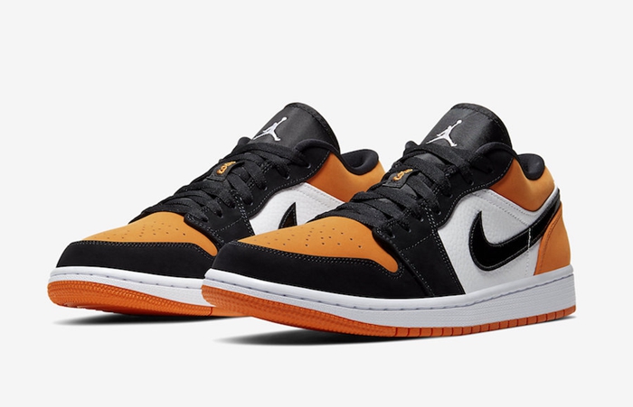 乔丹低帮黑扣碎 Air Jordan 1 Low “Shattered Backboard” 货号：553558-128