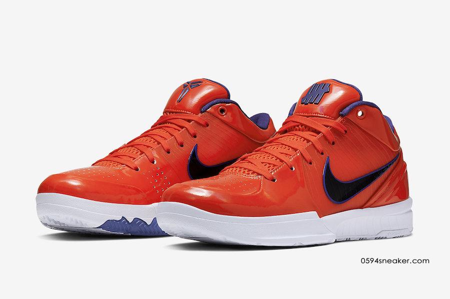 UNDEFEATED x Nike Kobe 4 Protro Suns CQ3869-800, Spurs CQ3869-300