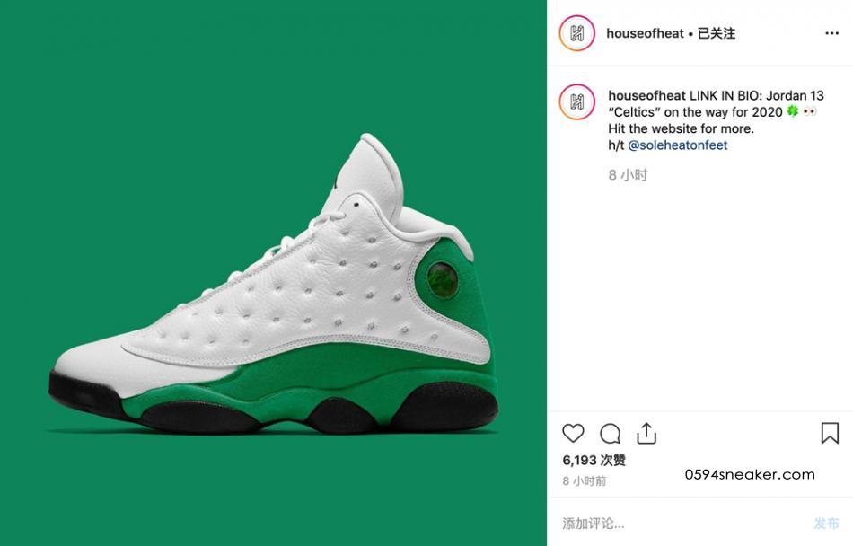 Air Jordan 13 “Celtics” 凯尔特人