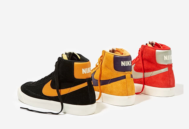 Nike Blazer Mid '77 Vintage​ 复刻系列新品三配色，货号：CJ9693001 /  CJ9693800 / CJ9693600