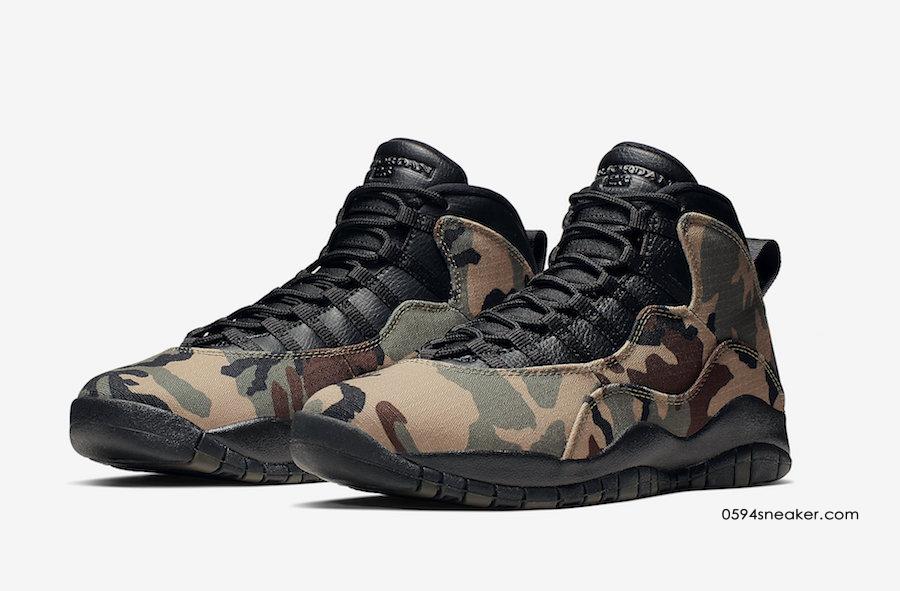 Air Jordan 10 "Desert Camo" Desert Camo, Item #310805-201