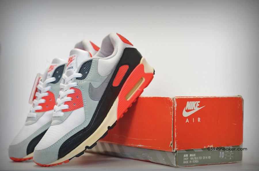 耐克发布纪念 Nike Air Max 90 OG 三十年版 “Infrared” 配色