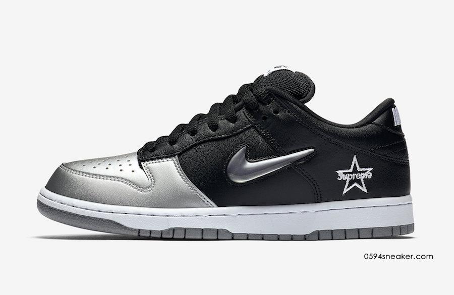 7年后的首次联名鞋款 Supreme x Nike SB Dunk Low 货号：CK3480-001/ CK3480-600/ CK3480-700