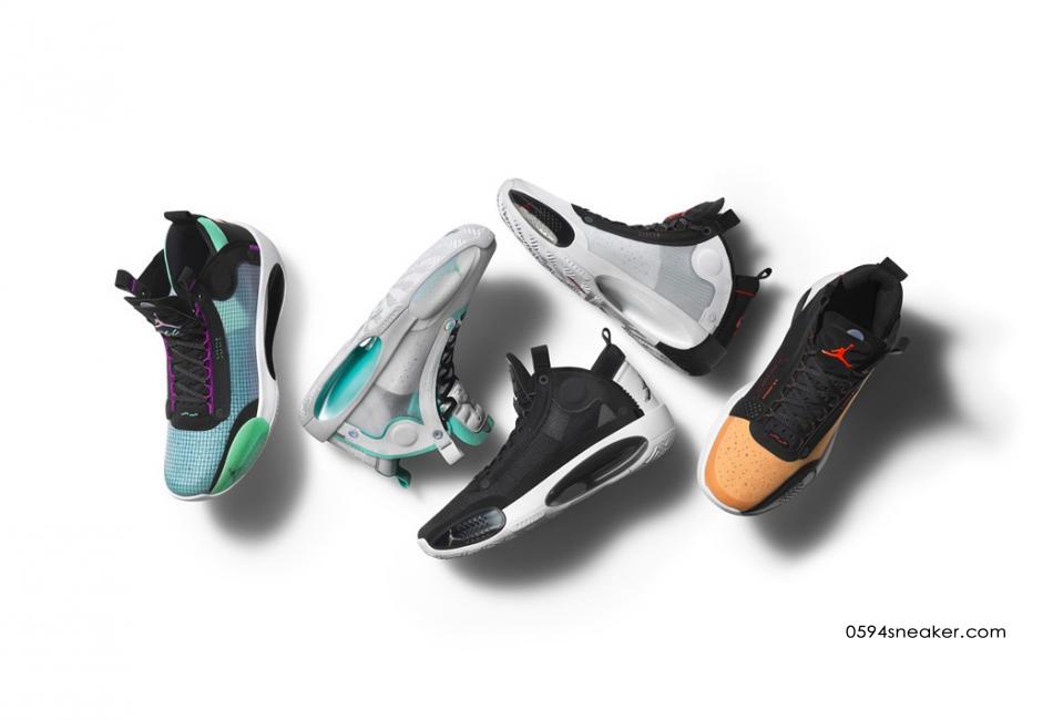 Air Jordan 34 首发 5 款配色，球鞋迷有的选了
