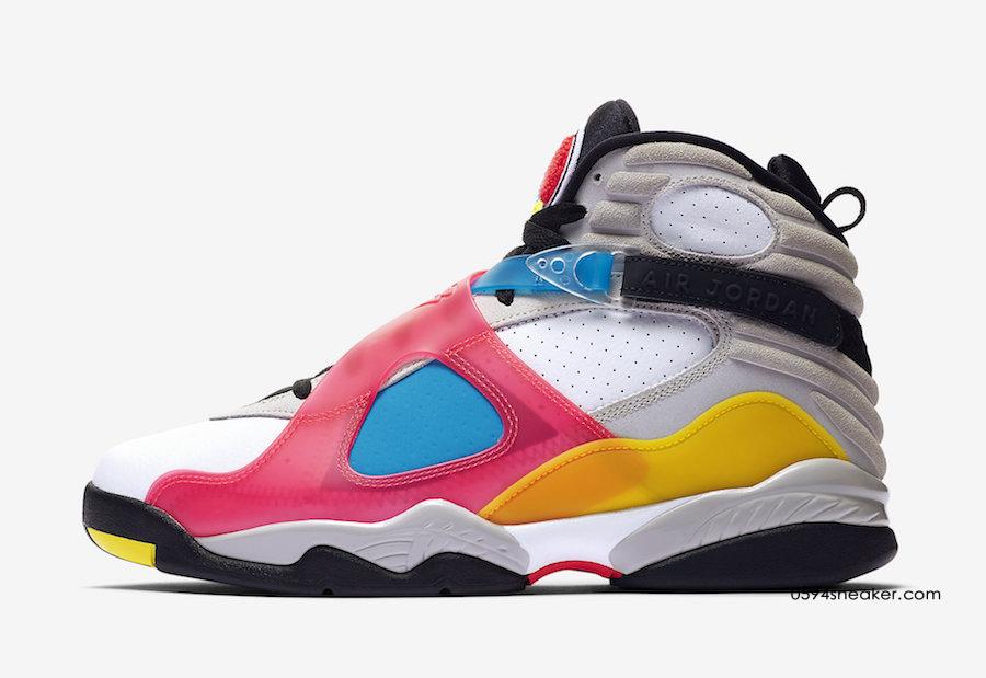 Air Jordan 8 SP SE “Multi-Color” 多彩，货号：BQ7666-100