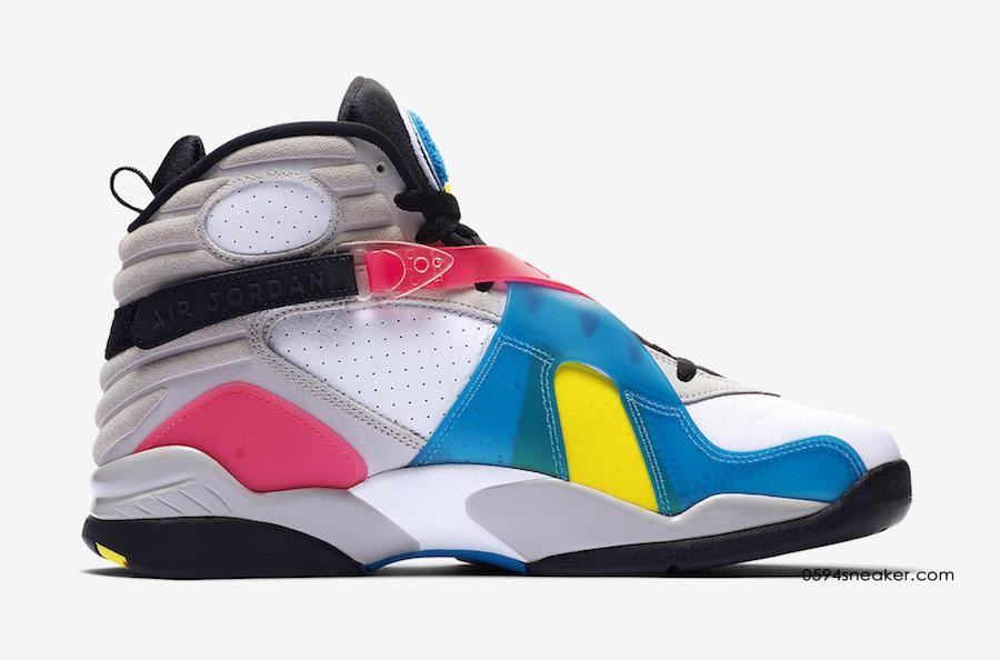 Air Jordan 8 SP SE “Multi-Color” 多彩，货号：BQ7666-100