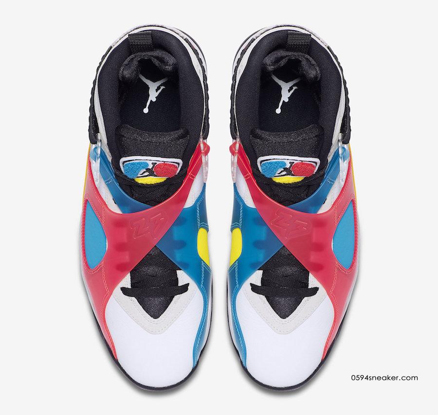 Air Jordan 8 SP SE “Multi-Color” 多彩，货号：BQ7666-100