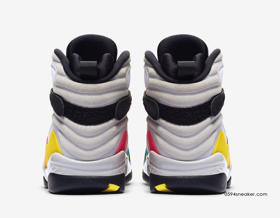 Air Jordan 8 SP SE “Multi-Color” 多彩，货号：BQ7666-100