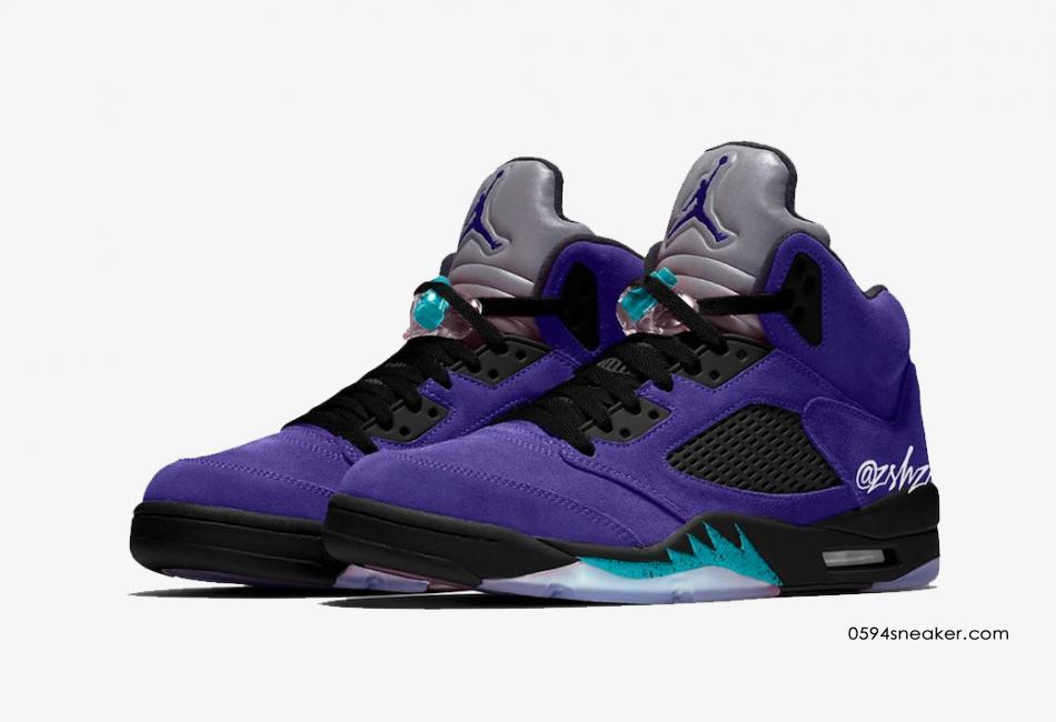 Air Jordan 5 "Alternate Grape" New Grape Colorway, Item: 136027-500