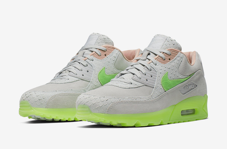 Nike Air Max 90 Premium 蛇纹，货号：CQ0786-001