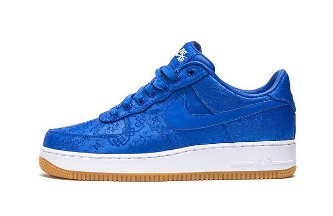 CLOT,AF1,Air Force 1,Nike 冠希独宠！CLOT x AF1 蓝丝绸上脚第一人居然是她！
