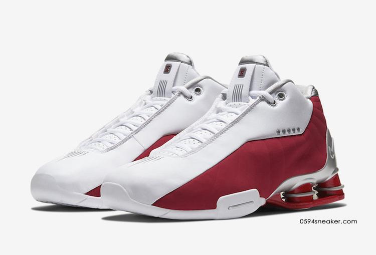 Nike Shox BB4 'Carter' Red and White Colorway, Item: AT7843-101 