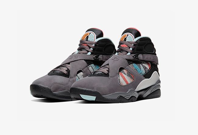 N7 基金会主题鞋款 Air Jordan 8 N7 “Pendleton” 货号：CQ9601-001