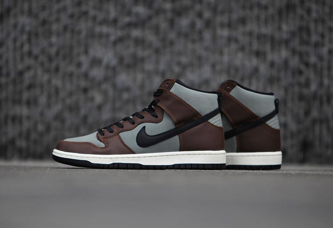 Nike SB Dunk High Pro “Baroque Brown” 货号：BQ6826-201