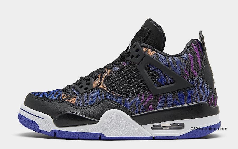 Air Jordan 4 SE GS “Rush Violet” 货号：BQ9043-005